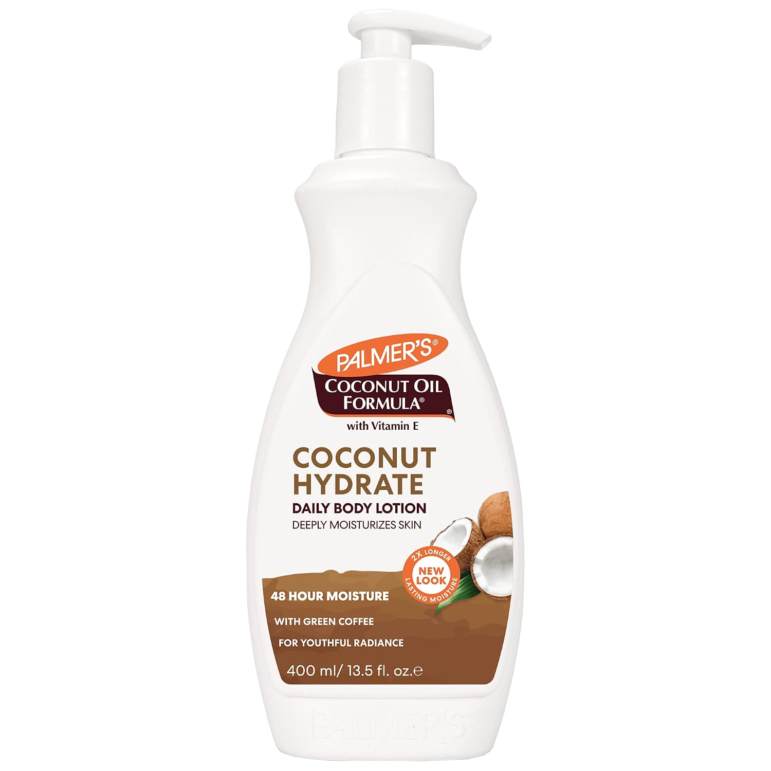 Palmer's Coconut Oil Formula Body Lotion for Dry Skin (13.5 Fl Oz) | A hydrating hand and body moisturizer with Green Coffee Extract and Vitamin E for 48 hour moisture and radiant skin