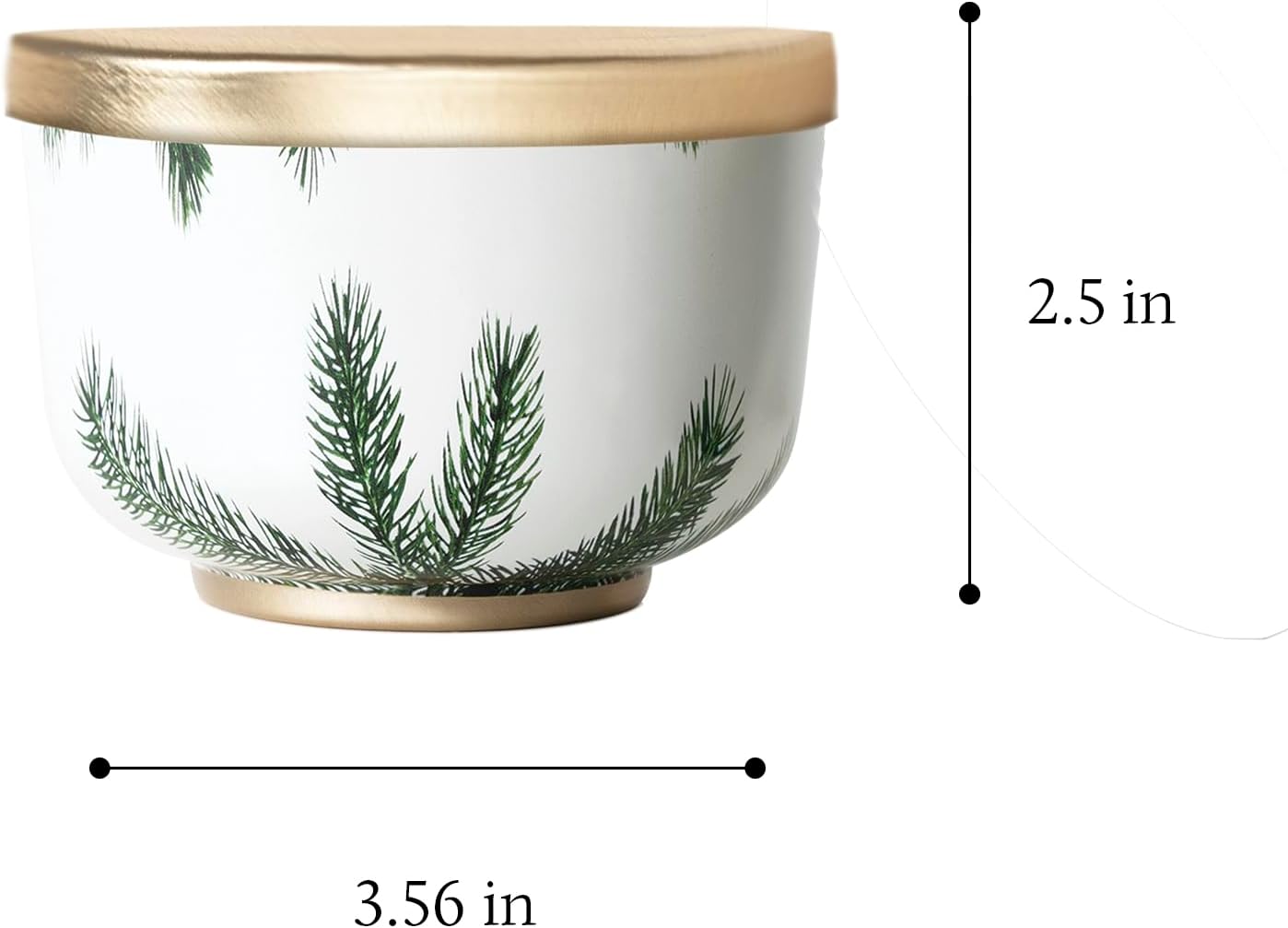 Thymes Scented Candles for Women & Men – Tin with Lid – Luxury Home Decor – Holiday Candles with Notes of Crisp Siberian Fir Needles, Cedarwood, & Sandalwood (Frasier Fir, 6.5 oz)