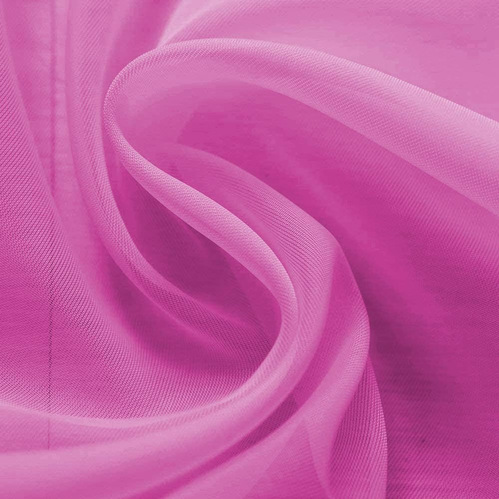 Elegant Comfort Luxury Sheer Curtains, Window Treatment Curtain Panels with Rod Pocket for Kitchen, Bedroom and Living Room (55 x 216-inches Long)
