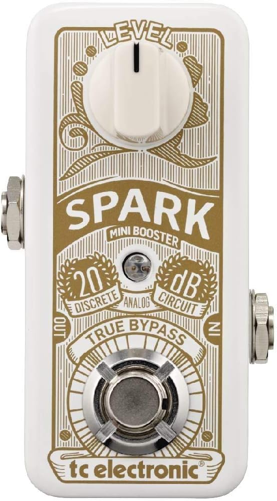 TC Electronic SPARK MINI BOOSTER Ultra-Compact Booster Pedal with PrimeTime Switching and Fully Analog Design