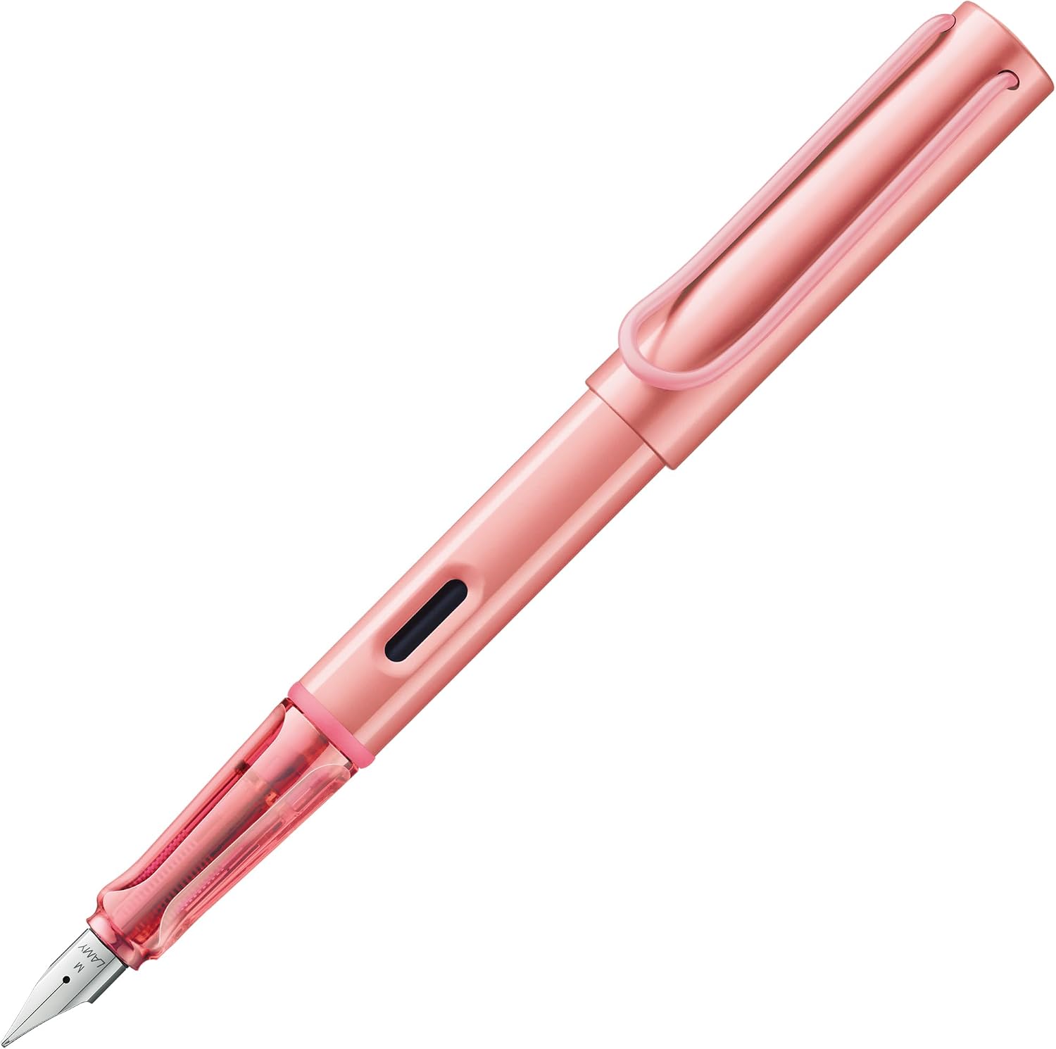 LAMY AL-star black - Fountain Pen with ergonomic grip & black Left-Handed steel nib (LH) in size M - lightweight aluminum body - including LAMY T 10 blue cartridge