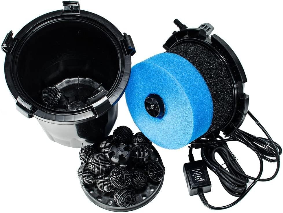 Jebao CF-10 Bio Pressure Pond Filter with Pump | 13W UV, 528GPH Pump, Up to 1000 Gallon