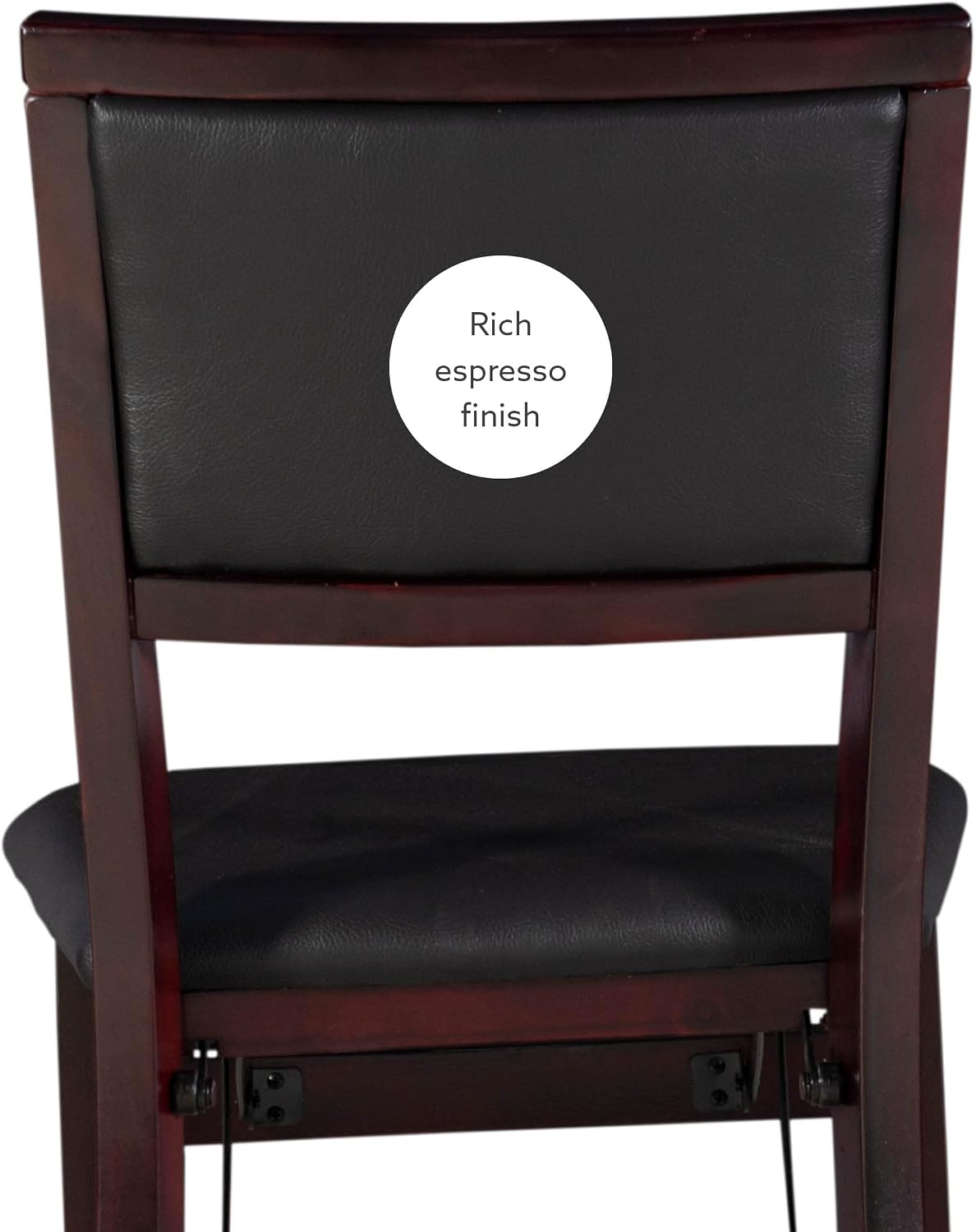 Linon Keira Pad Back Folding Bar Stool