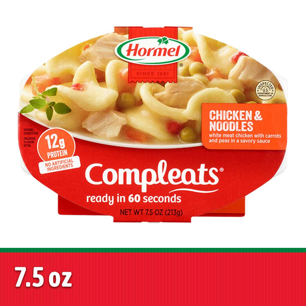 HORMEL COMPLEATS Chicken Alfredo Microwave Tray, 10 oz. (6 Pack)
