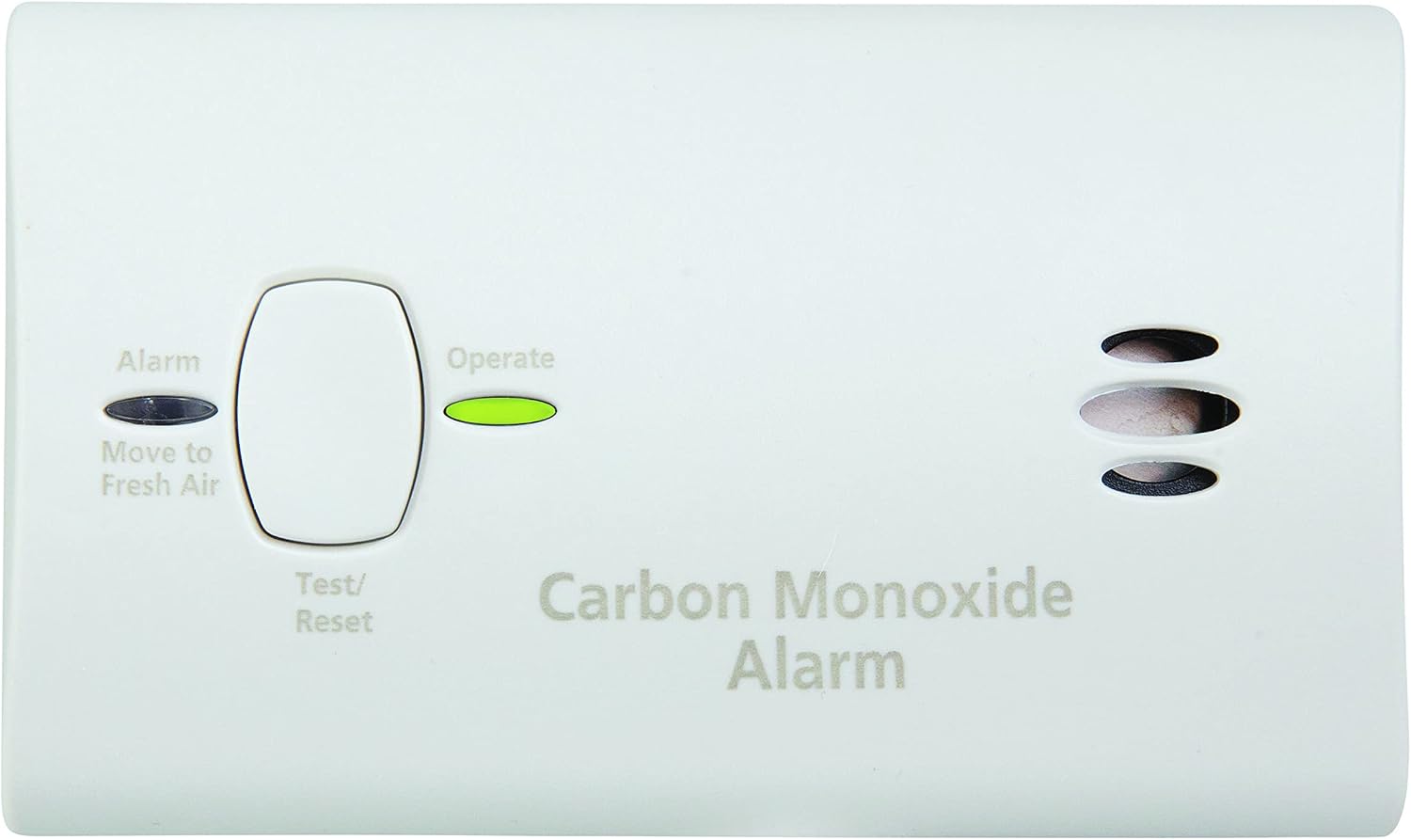 Kidde Carbon Monoxide Detector, Battery Powered CO Alarm with LEDs, Test-Reset Button, Low Battery Indicator, Portable