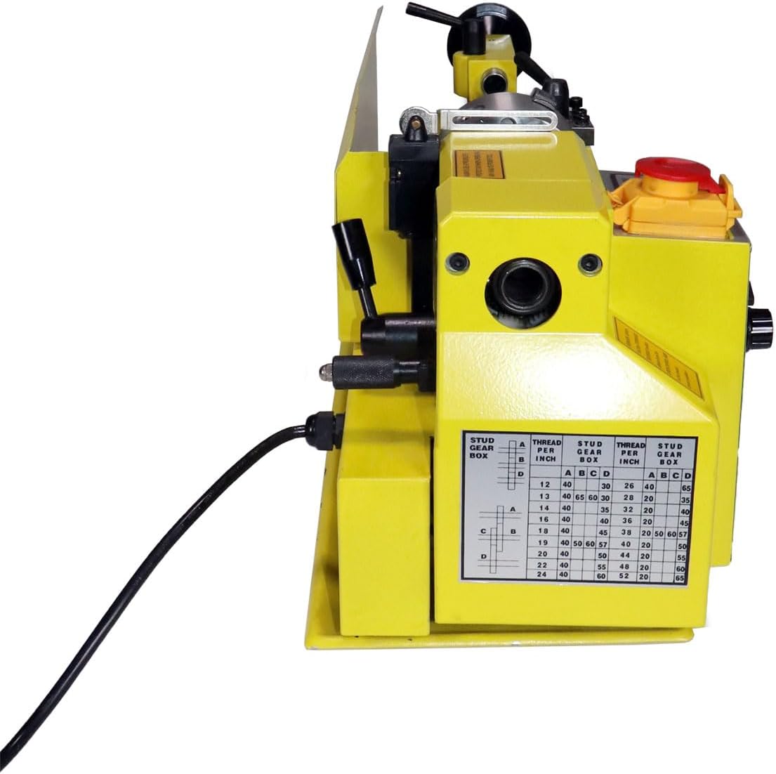 7 x 14 Precision Bench Top Mini Metal Milling Lathe Variable Speed 2500 RPM & Digital Readout with 5 pc. Cutter Kit