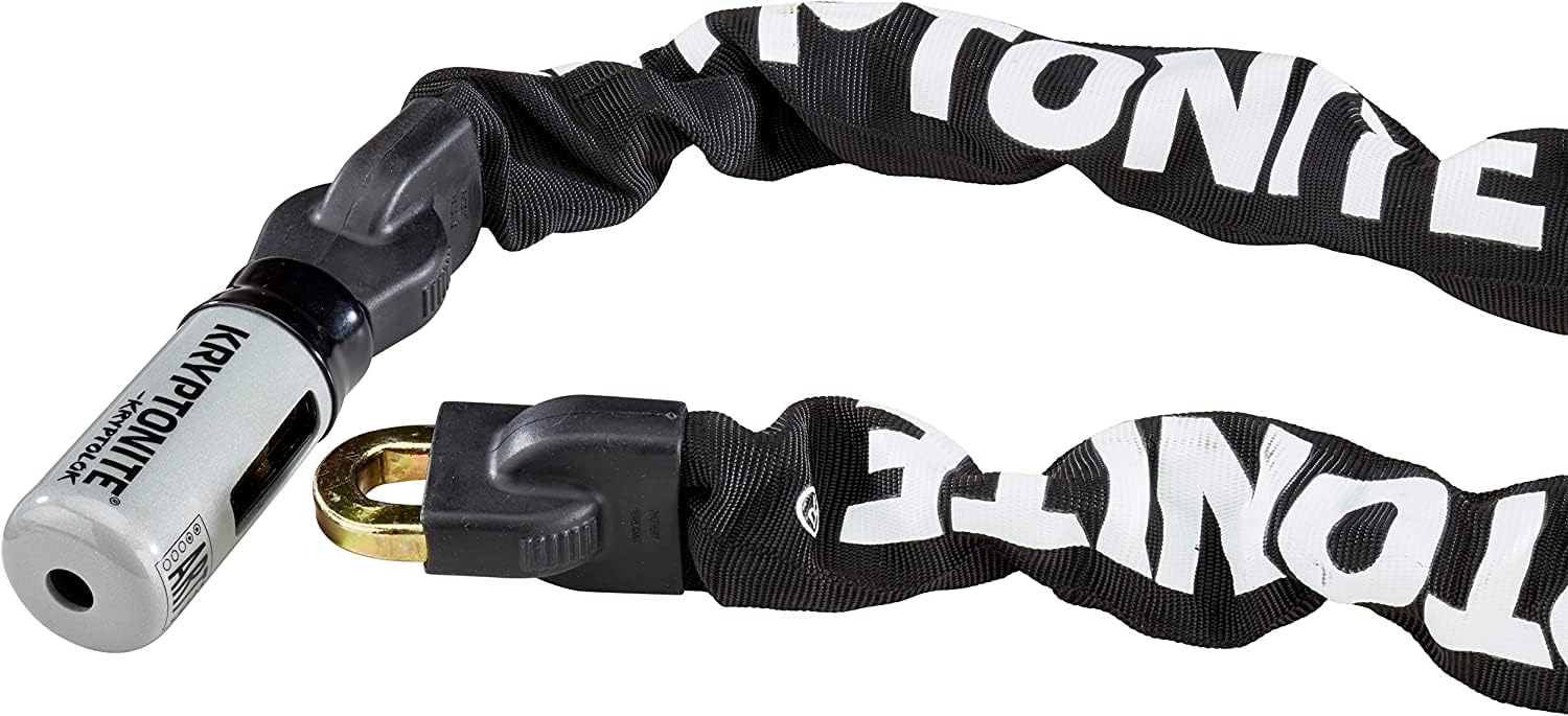 Kryptonite Kryptolok 995 Bike Chain Lock, 3 Feet Long Heavy Duty Anti-Theft Sold Secure Gold Bicycle Chain Lock with Keys for Bike, Motorcycle