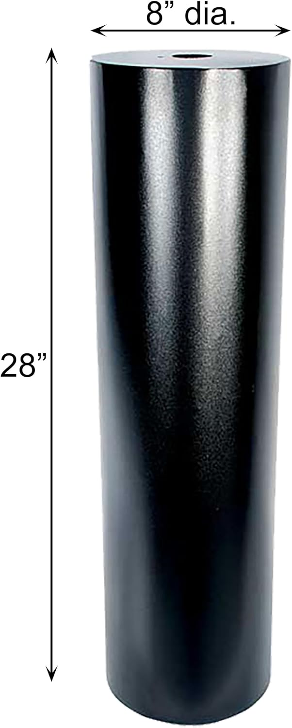 BestNest Set of 2 Woodlink Torpedo Raccoon Baffles, Black, 8" Dia. Each
