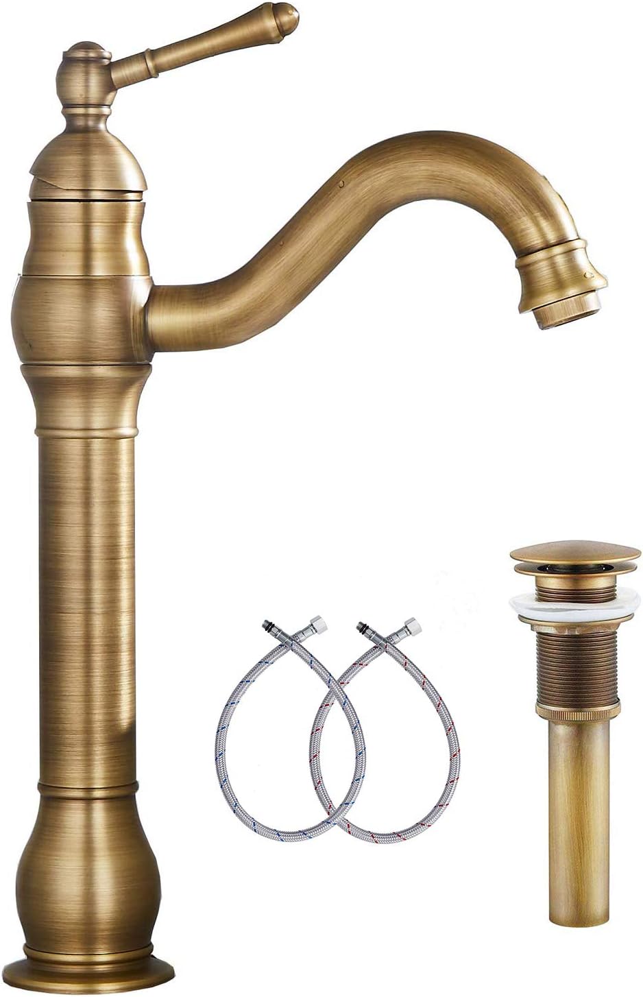 Oil Rubbed Bronze Bathroom Faucet Single Handle One Hole