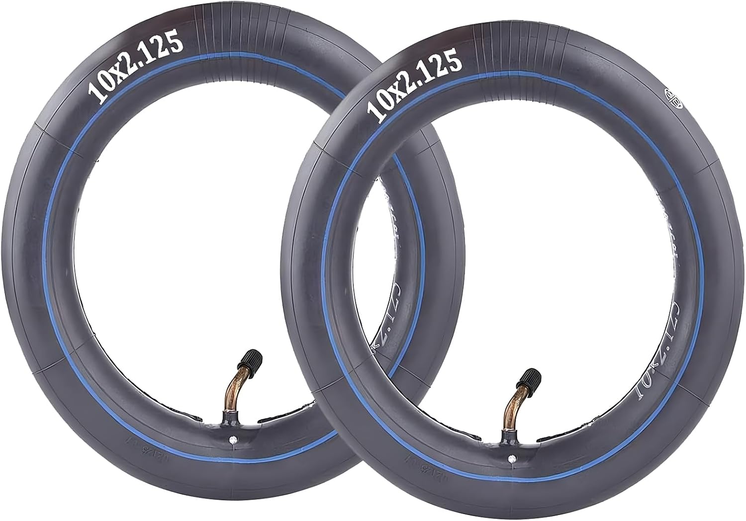 10x2.125 Inner Tube 2 Pack for Stroller Tricycle Kid Bike