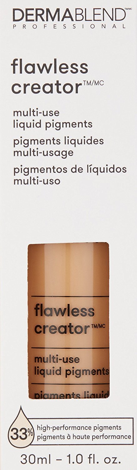 Dermablend Flawless Creator Multi-Use Liquid Foundation Makeup, Full Coverage Lightweight Buildable Foundation, Natural Finish, 1 Fl oz.