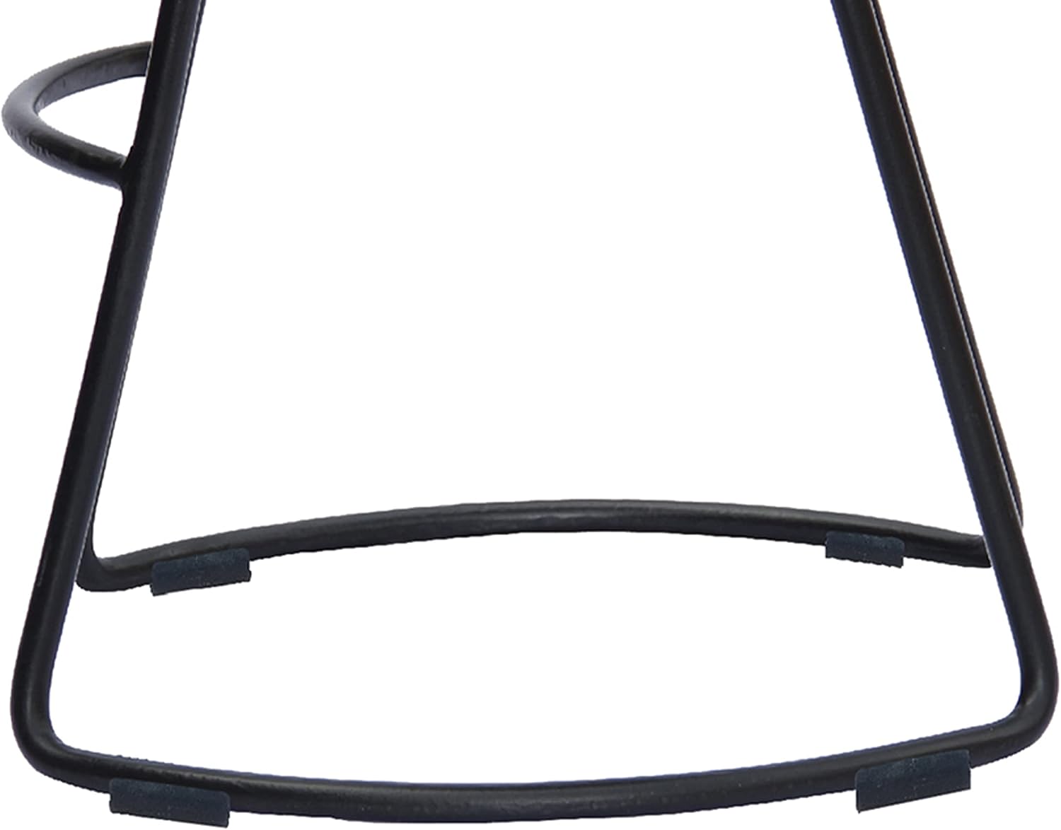 The Urban Port 24 Inch Wooden Saddle Seat Barstool