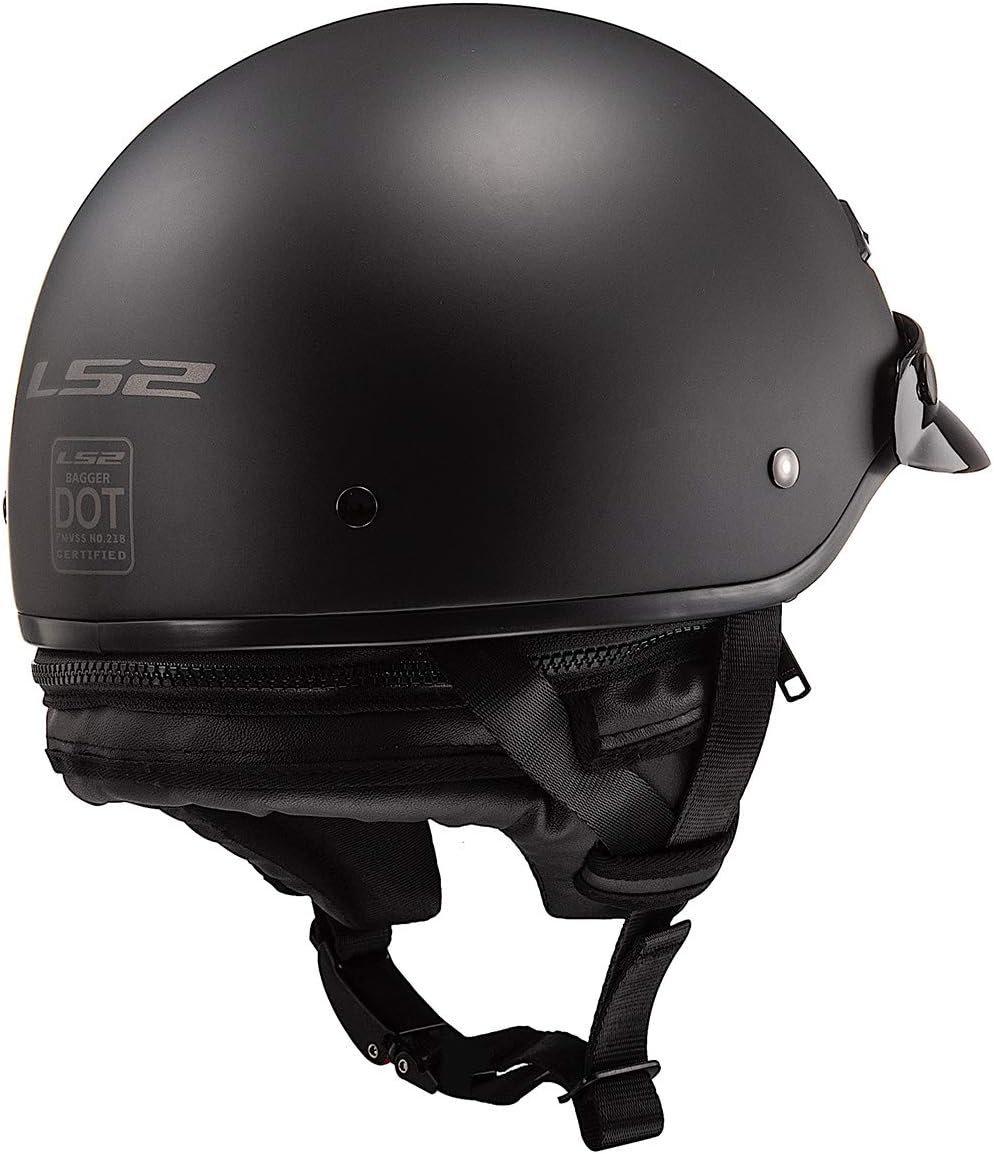 LS2 Helmets Bagger Motorcycle Half Helmet