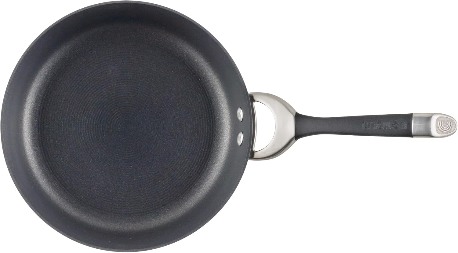 Circulon Symmetry Hard Anodized Nonstick Induction Frying Pan, 8.5-Inch Fry Pan, Black