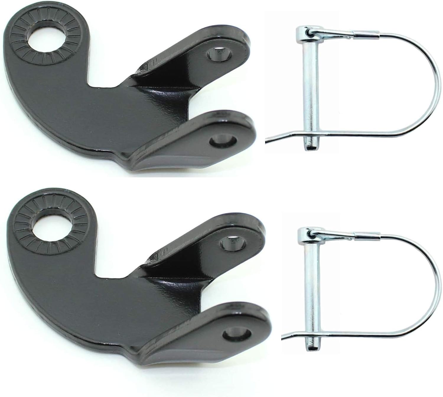 2 Set Bike Trailer Hitch Bicycle Stainless Steel 12.2MM-Hitch Coupler Compatible with Burley Trailers Adapter Replacement Connector to Pets Stroller