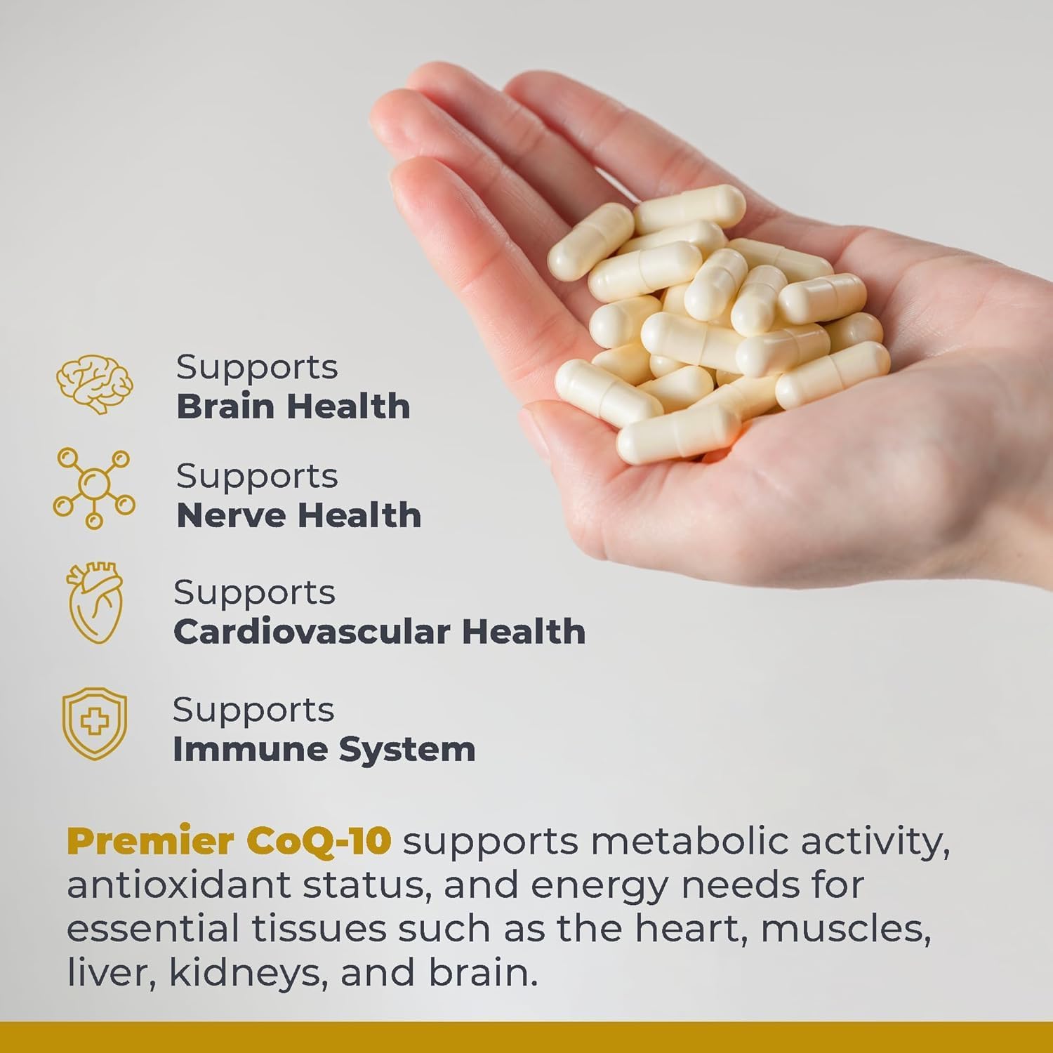 Premier Research Labs CoQ10 - Coenzyme Q10, Co Q 10 Supplement, 100mg Capsules