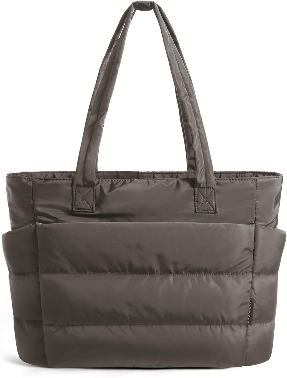 BAGSMART Tote Bag for Women, Lightweight Puffy Tote Bag with Compartments Shoulder Bag Handbag for Travel, Work, Gym | Lightweight
