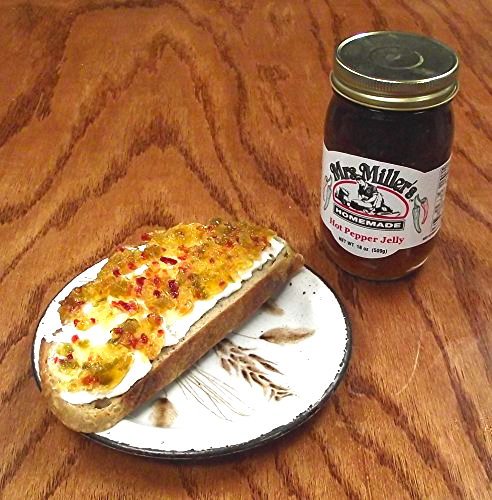 HUGE 18 oz Hot Pepper Jelly Sweet & Spicy, Amish and Homemade, Great Marinade!