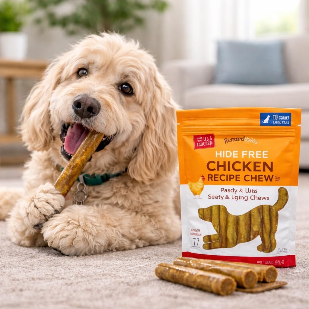 Rewardables Hide Free Chicken Recipe Chews, 10 Count