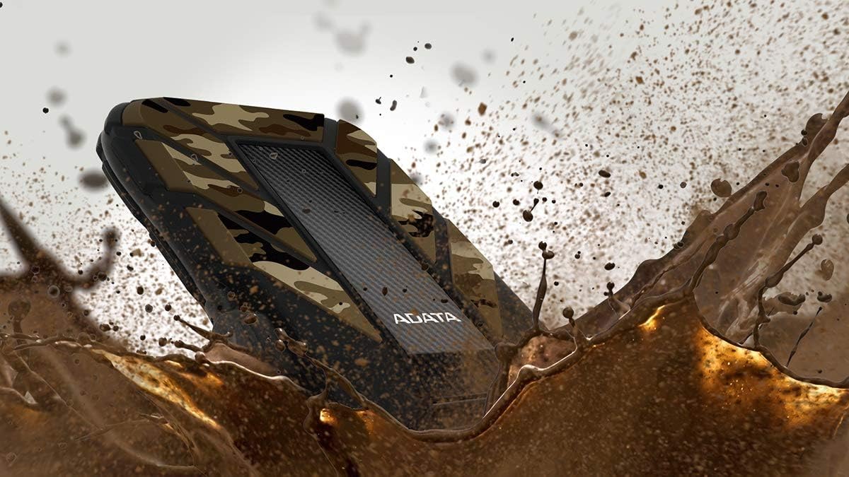 ADATA HD710 Pro - 4 TB External Hard Drive - Shockproof, Waterproof & Dustproof - Durable Storage - For Gamers, Students & Professionals - Mac, PC & Linux Compatible - Black - AHD710P-1TU31-CBK