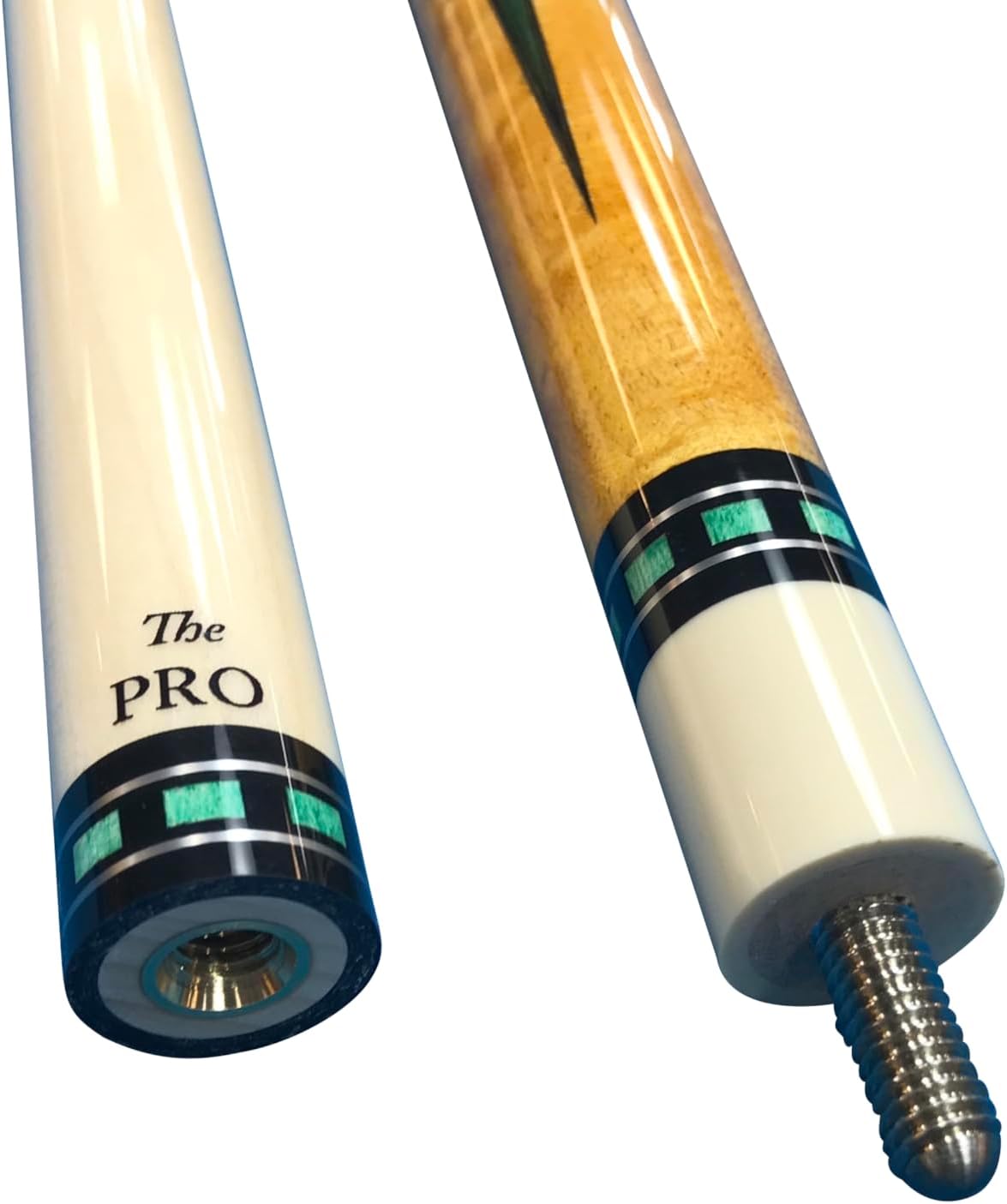 Meucci SB3-G Handcrafted Billiards Pool Cue Stick + PRO Shaft - Green + Hard CASE