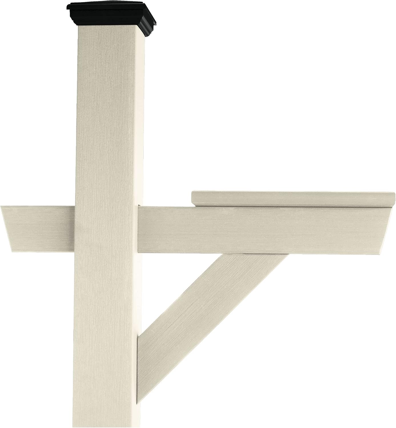 Highwood AD-MLBX1-CGE Hazelton Mailbox Post, Coastal Teak