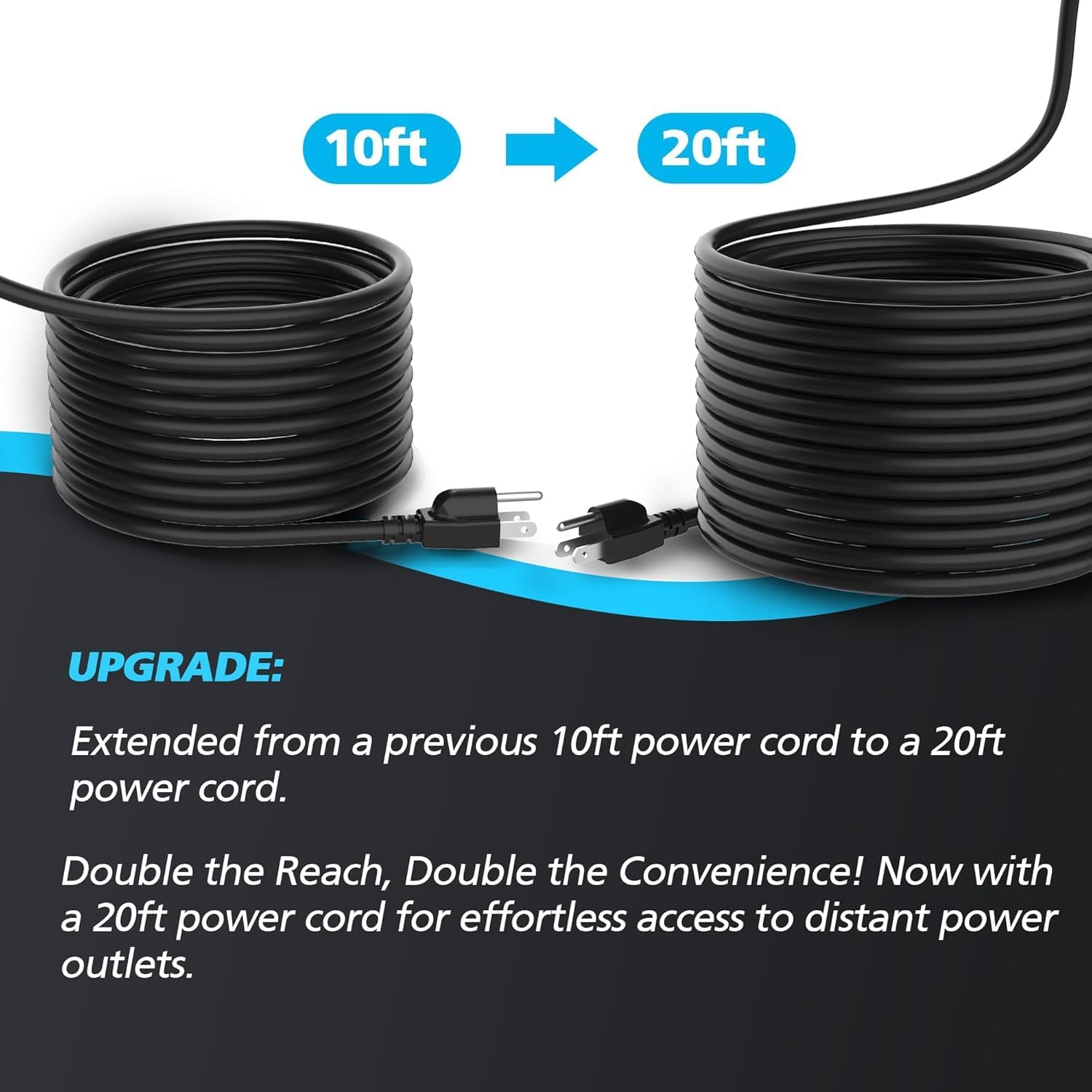 LEO 1/3 HP Automatic Sump Pump, 2250GPH Submersible Utility Pump, 10ft Cord | Water Pump with 3/4” Garden Hose Check Valve Adapter, Water Removal for Pool Draining Basement Hot Tubs Garden