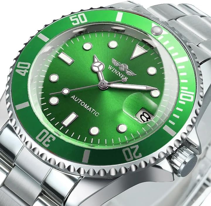 MASTOP Men Automatic Mechanical Watches Full Steel Waterproof Mens Watches | Calendar,Fashion Wristwatch for Men