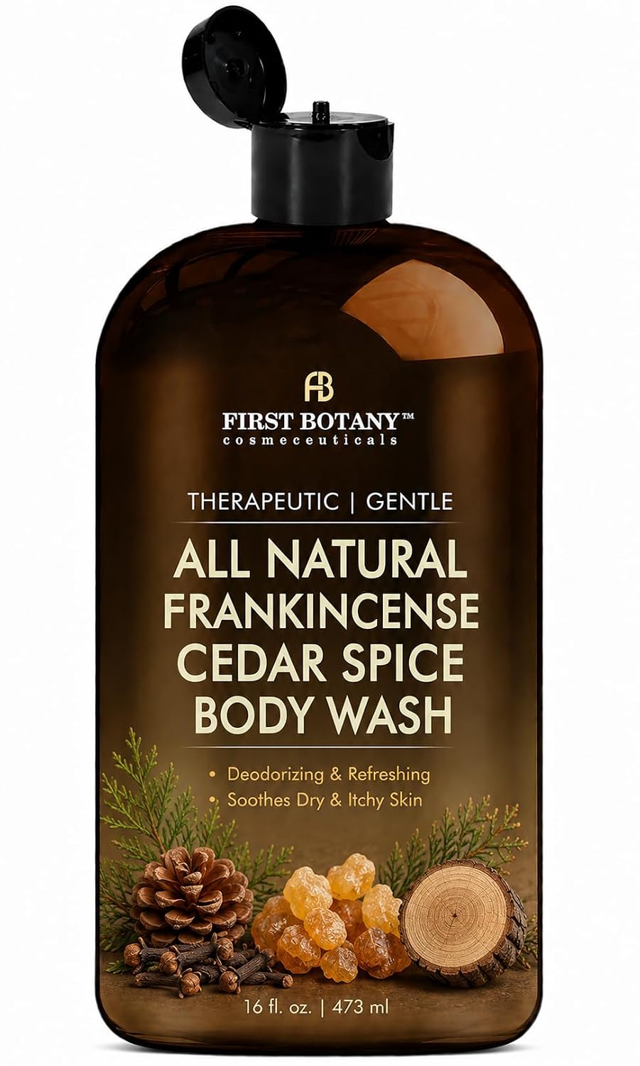 Tea Tree Eucalyptus Body Wash & Skin Cleanser for Women & Men, 16 Fl Oz