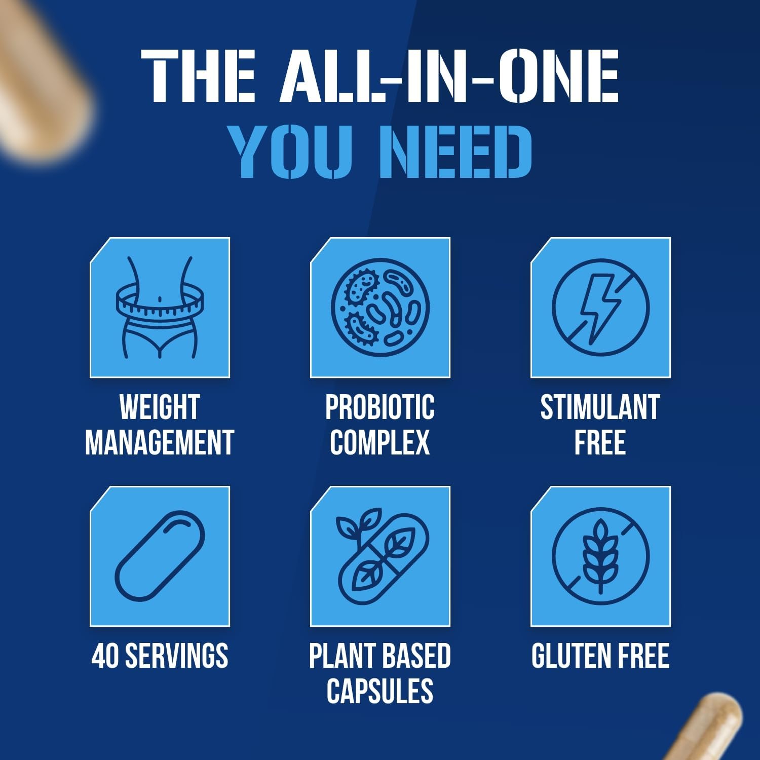 EVL LeanMode Weight Loss Support Capsules - For Men & Women - 50 Servings | Features Green Coffee Bean Extract, CLA and Garcinia Cambogia to support metabolism and appetite control