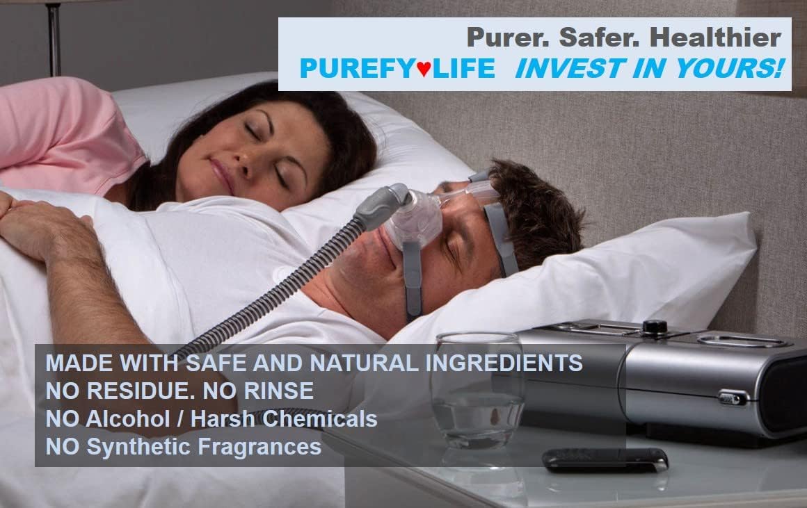 PUREFY CPAP Equipment Cleaner and Pre-wash (16oz Concentrate