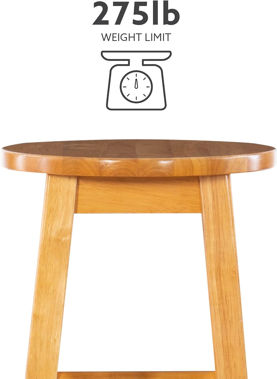 Linon 29-Inch Barstool With Round Seat