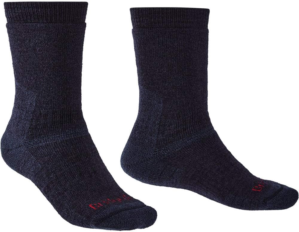 Bridgedale Explorer Heavyweight Merino Performance Boot Walking Socks Medium Navy