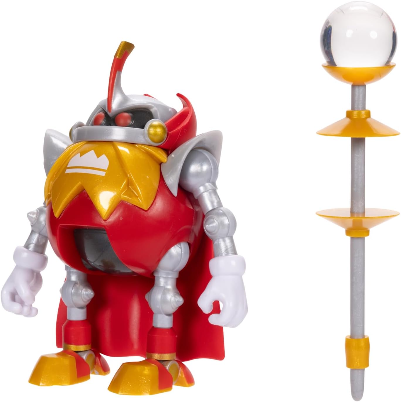 Sonic the Hedgehog 4-inch Heavy King Eggrobo Action Figure with Spike Trap Accessory. Ages 3+ (Officially licensed by Sega)