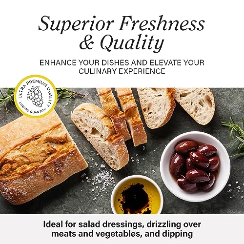 Kouzini Greek Premium Extra Virgin Olive Oil, Cold Pressed, Single Origin, Rich Flavor & Aroma, 500ml