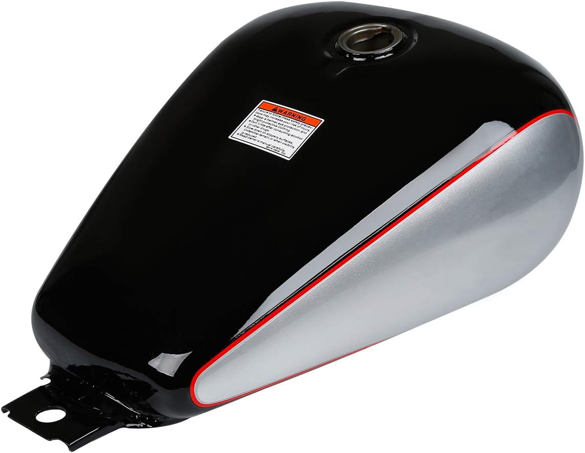 SLMOTO 3.4 Gallon Motorcycle Gas Tank W/Cap Fit For Honda Rebel 250 CMX250