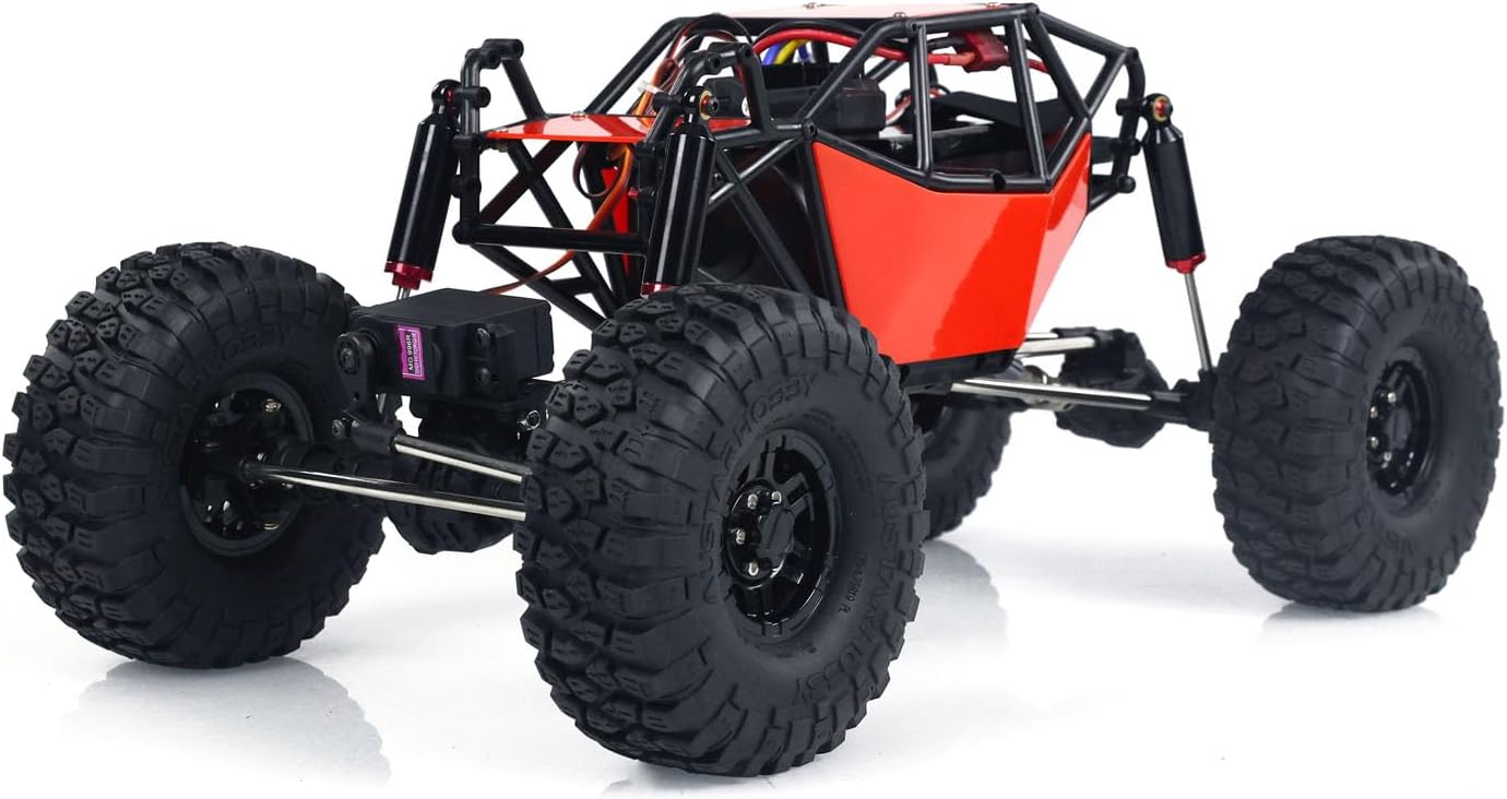 RTR RC 1/10 8504R Off-Road Car 4 * 4 Remote Control Rock Crawler Electric Truck Top Speed 35 km/h 15KG Servo Metal Shock Absorber 2500mAh Lipo Hobby