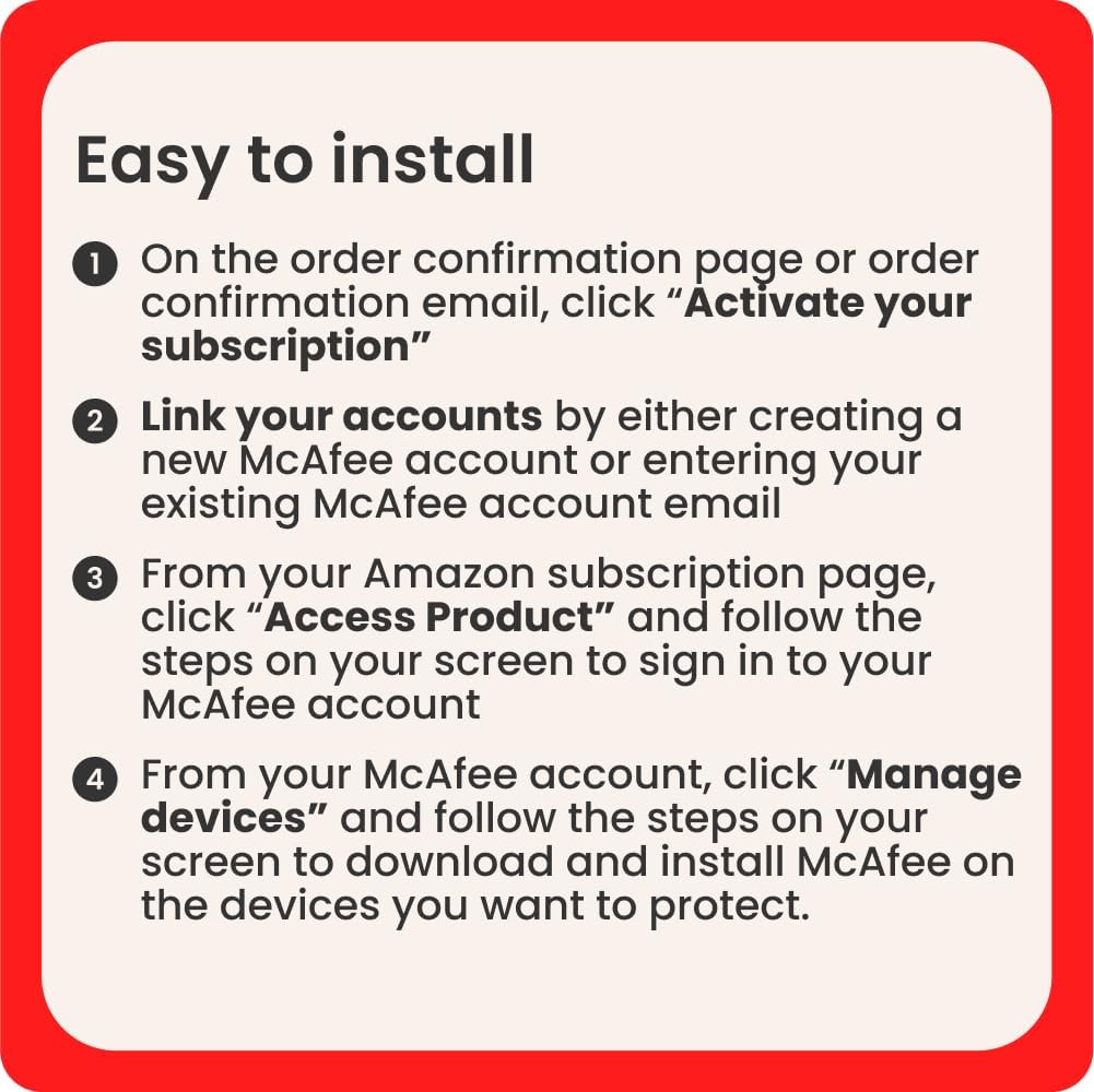McAfee Total Protection 2026 Antivirus Software, 10+ Devices | Auto-Renews
