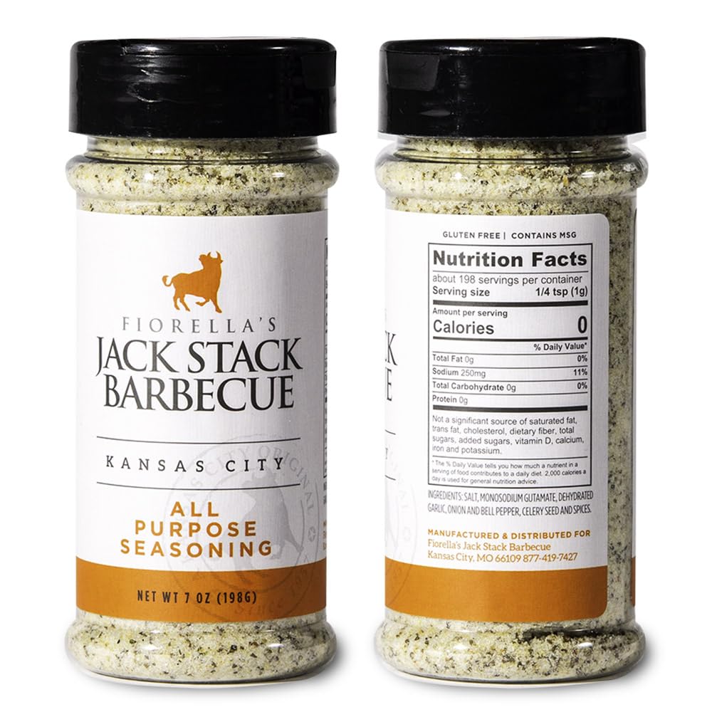 Jack Stack Barbecue Dry Rub Seasoning Variety Pack - All Purpose, Steak, Poultry & Meat Seasonings - Kansas City Spice 3 Pack - for Chicken, Steak, Ribs, Vegetables, Seafood, and More (7oz Each)