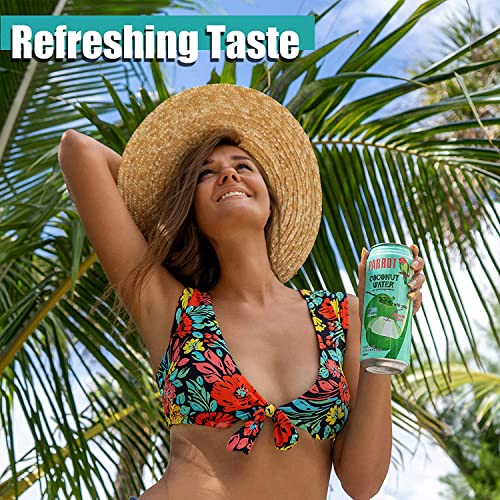 Parrot Brand Coconut Water with Pulp 16.6 fl. oz.(Pack of 12)
