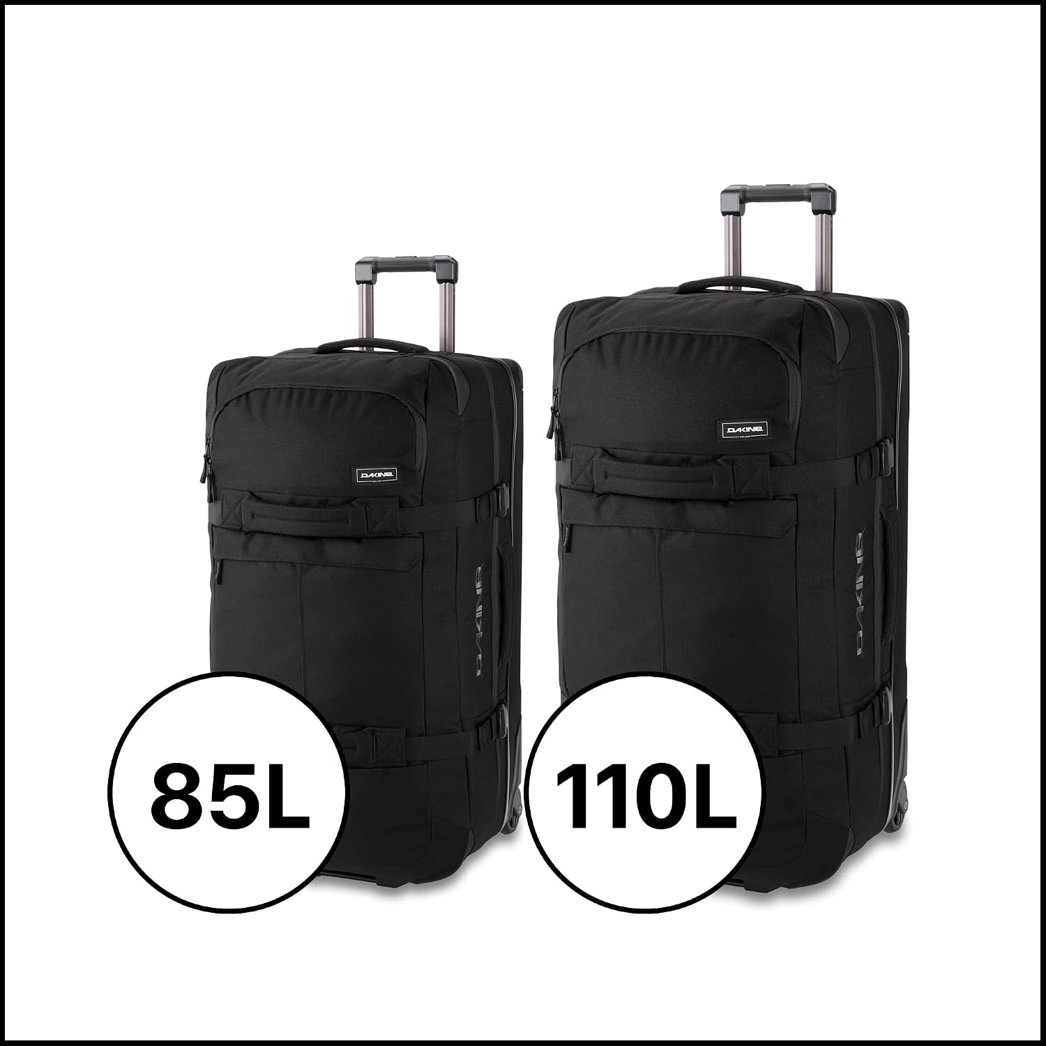 Dakine Split Roller Bag - Black, 110L