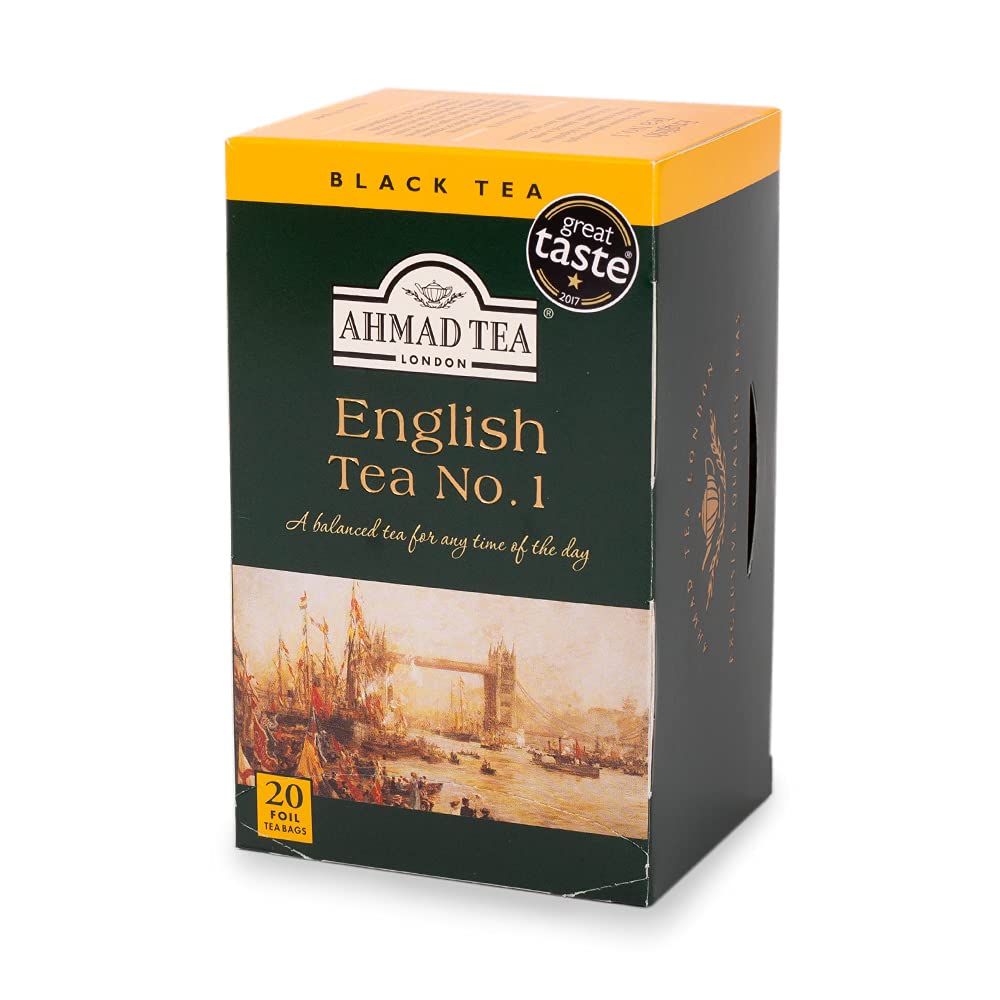 Ahmad Tea Green Tea, Green Tea Teabags 100 ct - Caffeinated & Sugar-Free