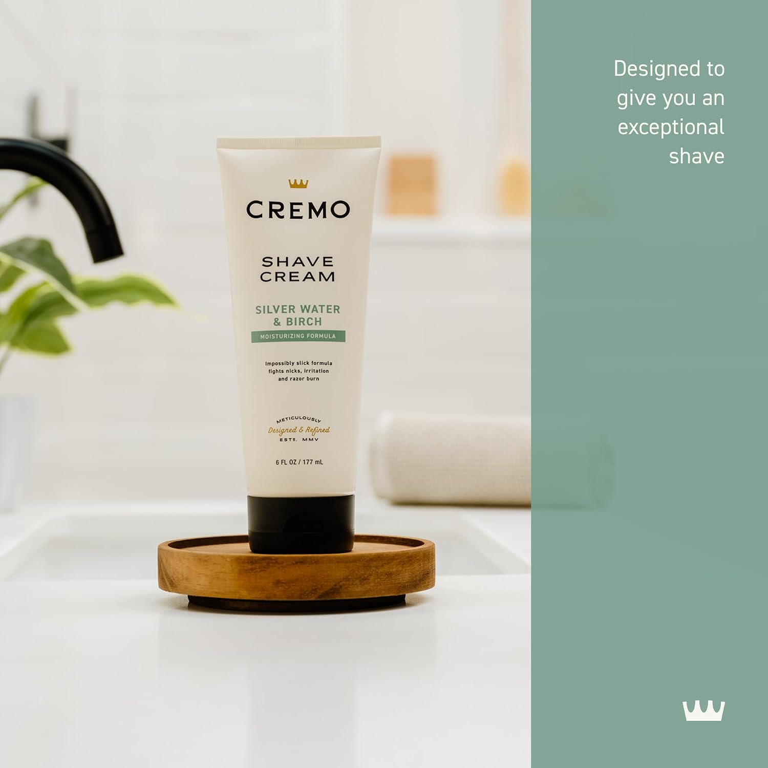 Cremo Original Shave Cream, Astonishingly Superior Ultra-Slick Shaving Cream for Men, Fights Nicks, Cuts and Razor Burn, 6 Fl Oz