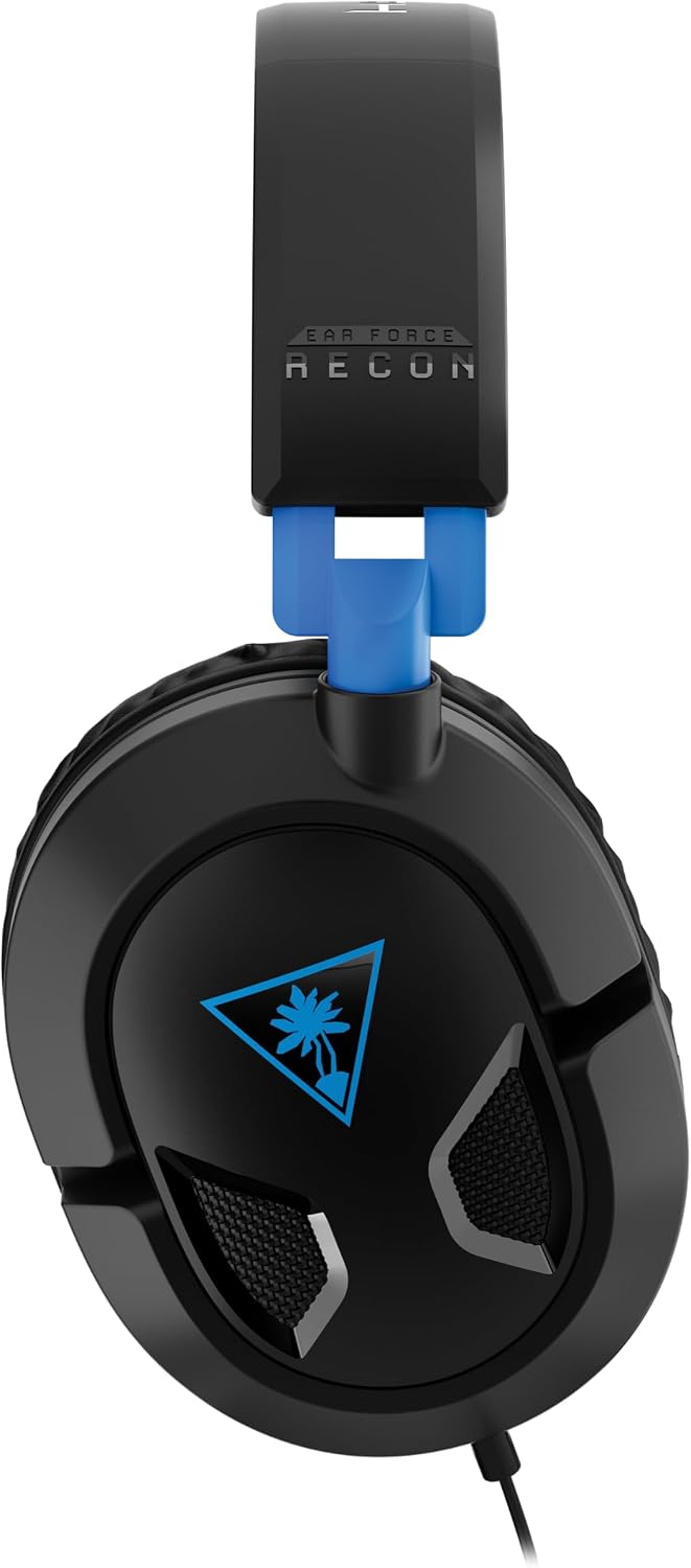 Turtle Beach Recon 50 Wired Multiplatform Gaming Headset for Xbox, PS5, PC | Xbox Series X|S, Xbox One, PlayStation, PS4, Mobile, Removable Mic, 40mm Speakers, In-Line Controls, Lightweight, Black Green