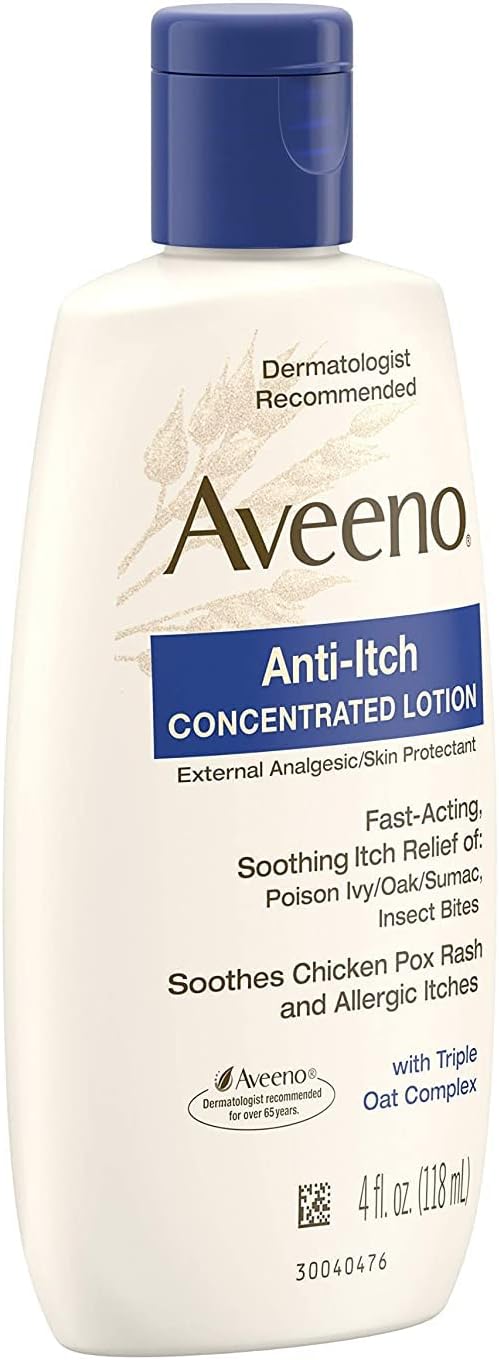 AVEENO Anti-Itch Lotion 4 oz (3 Pack)