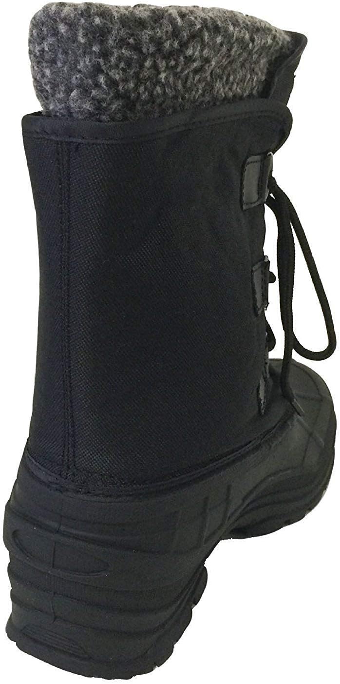 G4U-YC06S Men's Winter Boots Cold Weather Water Repellent Nylon 9" Thermolite Insulated Hiking Duck Warm Snow Shoes
