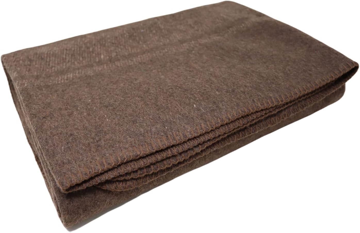 M MCGUIRE GEAR Italian Style Army Blanket, Mil-Spec, 62 in x 84 in, Wool Blend, Flame Retardant, Grey