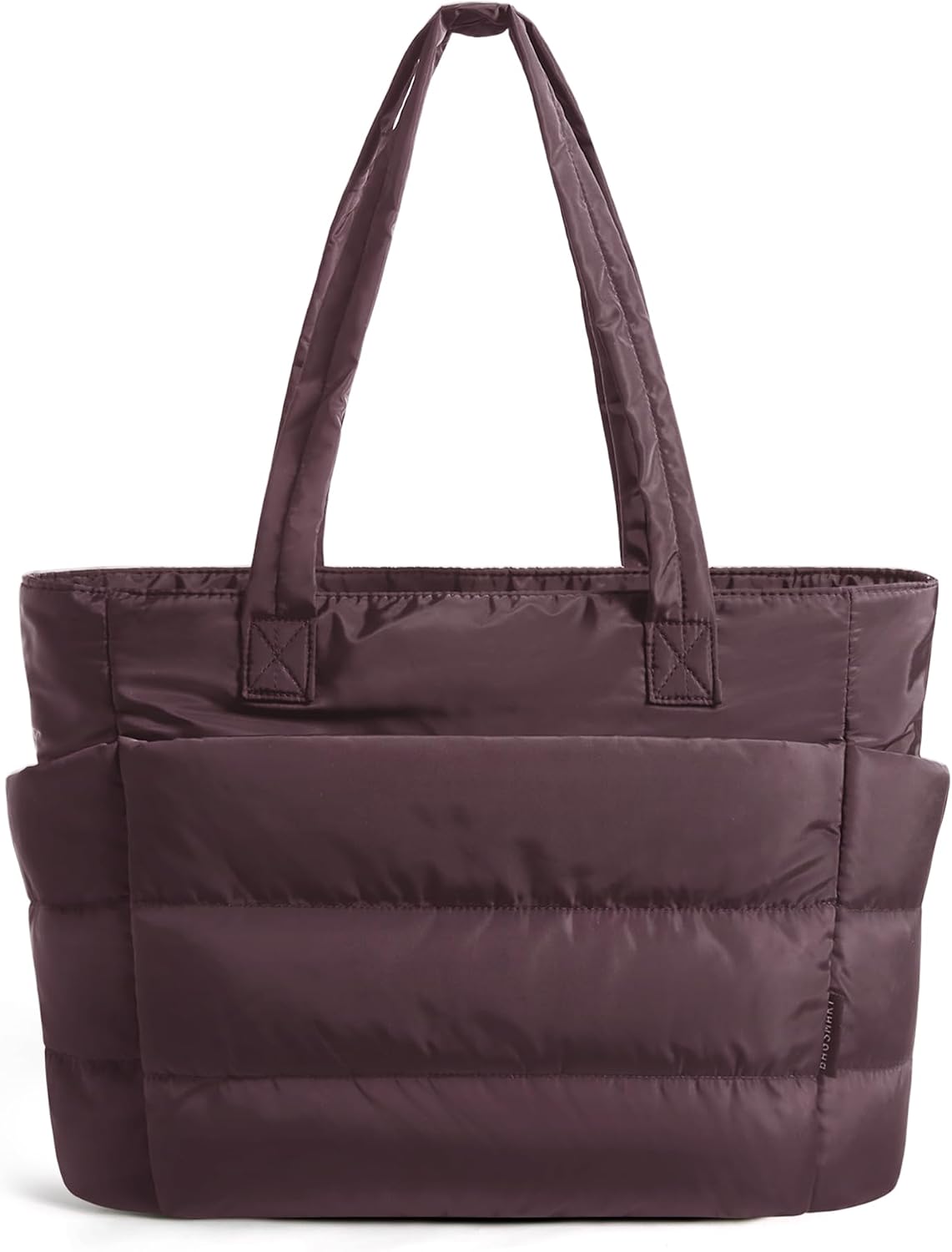 BAGSMART Tote Bag for Women, Lightweight Puffy Tote Bag with Compartments Shoulder Bag Handbag for Travel, Work, Gym | Lightweight