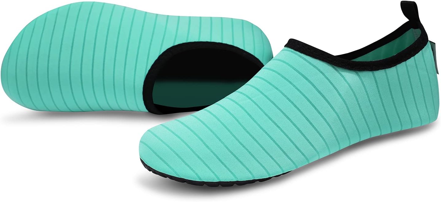 VIFUUR Water Shoes for Men Women Barefoot Quick Dry Aqua Socks Slip On | Lightweight, Breathable Upper, Flexible Sole, Drainage Design, Easy Slip-On Fit for Water Activities