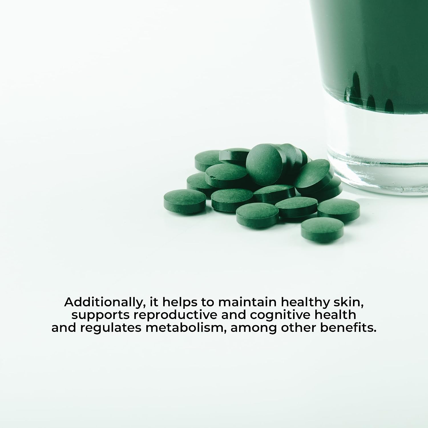Vidanat Spirulina Algae 200 Tablets – 400mg per Tablet – Natural Superfood for Energy, Immune Support & Detox – 200 Tablets (Pack of 1)